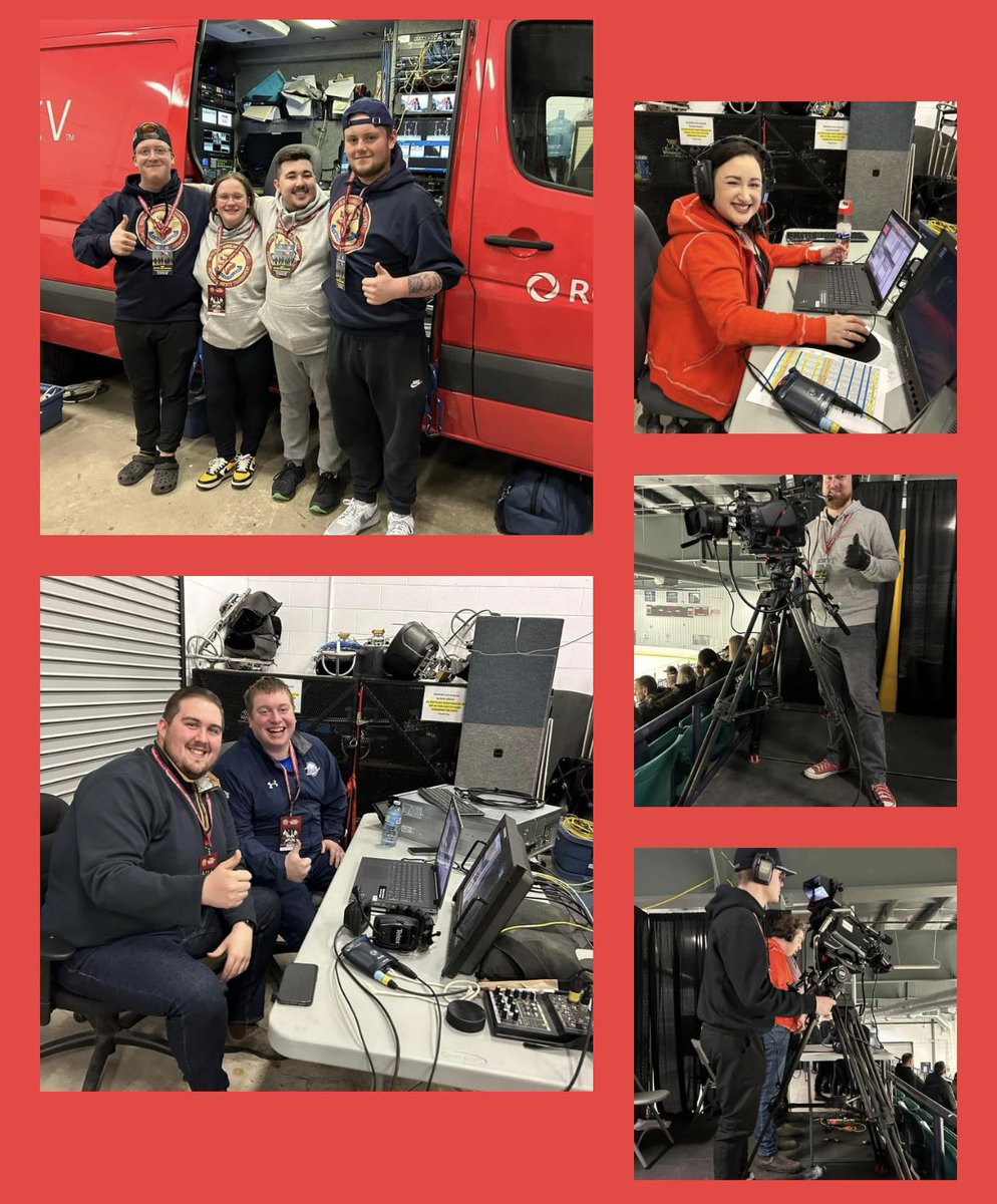 Shout out to our amazing #Rogerstv volunteers covering The Royal Newfoundland Regiment Memorial High School Hockey Tournament at Paradise Double Ice Complex! Here’s a few of the 40 who are helping broadcast the tournament on Rogers tv channel 9! #EveryMomentMatters #Volunteers