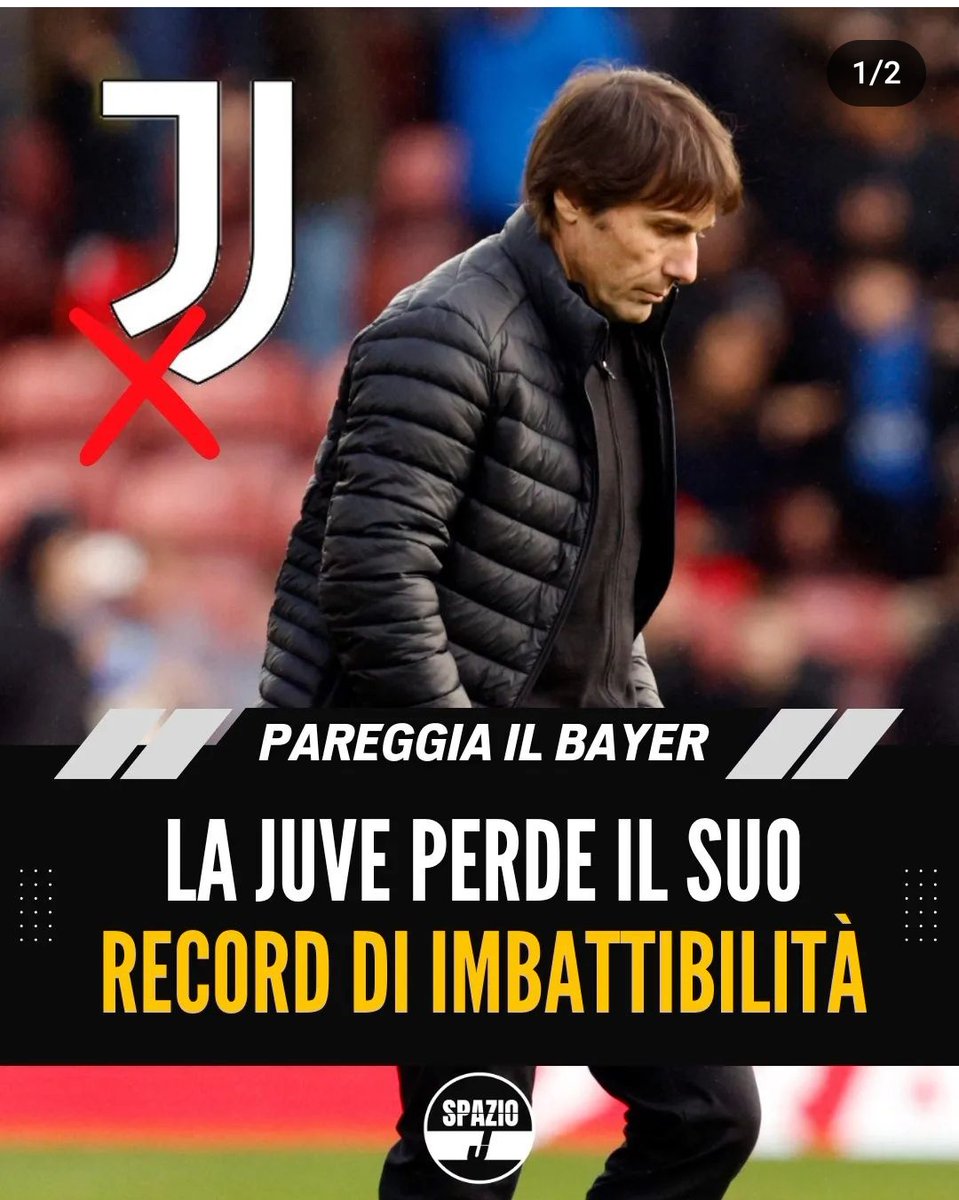 LA JUVENTUS PERDE IL RECORD 44 PER IL @bayer04fussball 👏👏👏 #Juventus #Calciomercato