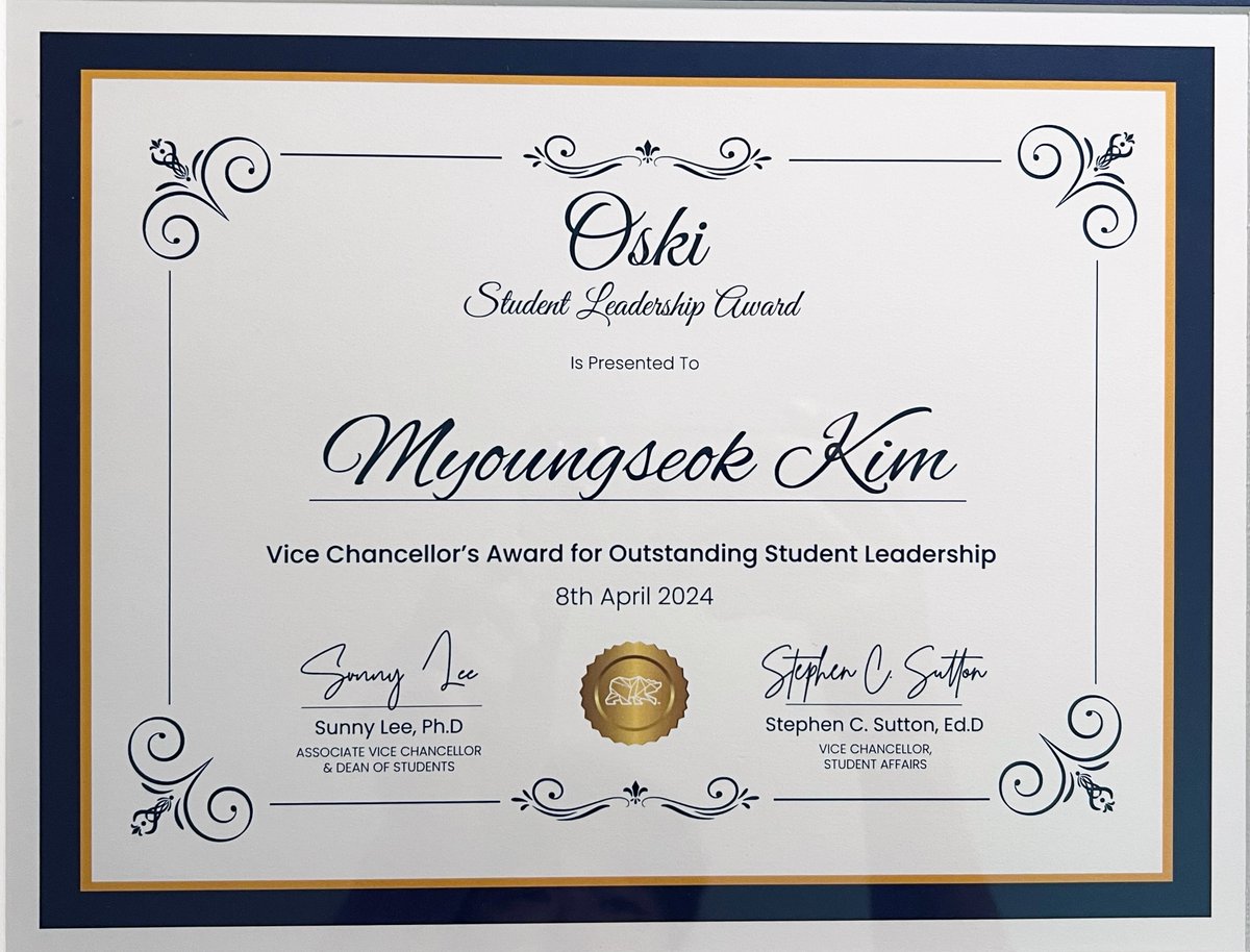 Congratulations to our @Berkeley_EECS PhD student @Myoungseok__Kim who swept top @UCBerkeley mentoring awards @BerkeleyGA @ASUC_Union @Cal_Engineer