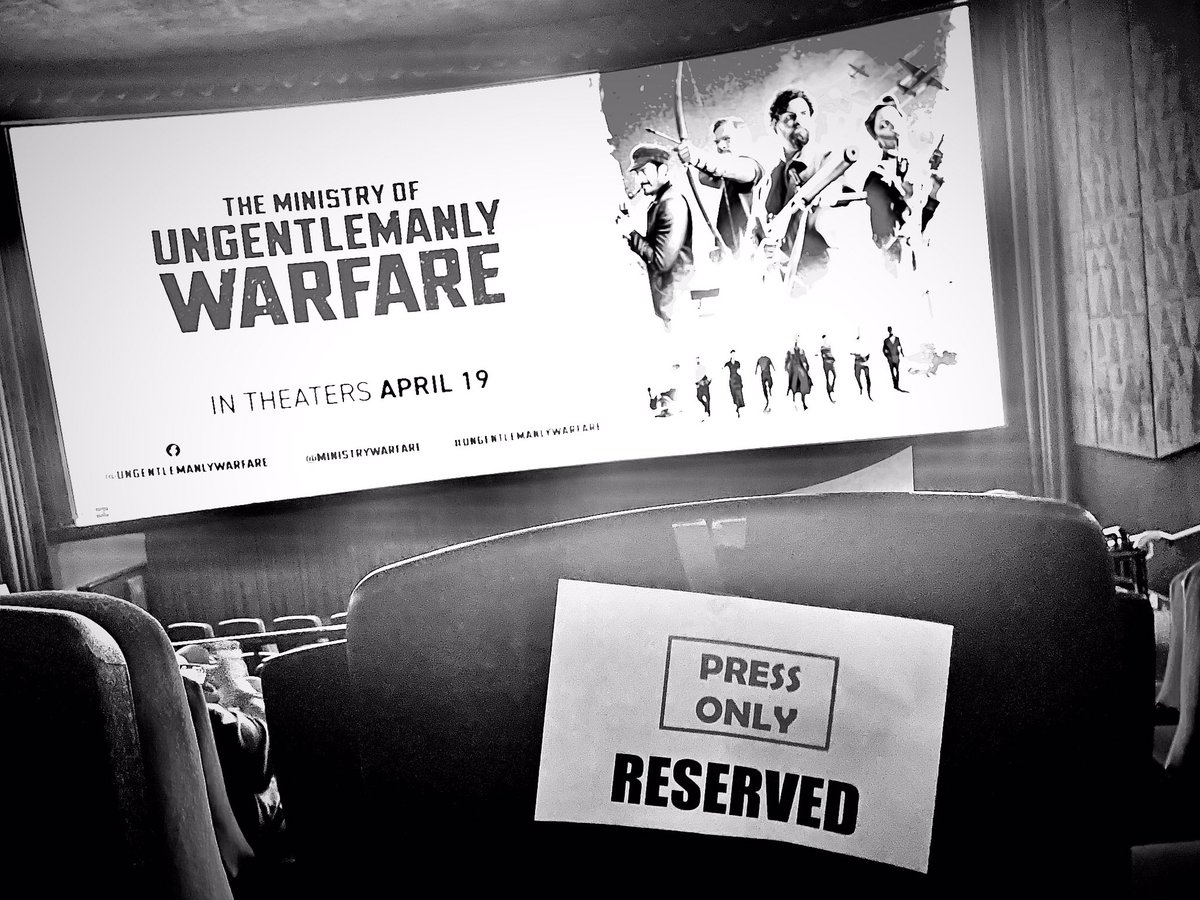 If @BlazingSaddlers were set in WWII, it would be @MinistryWarfare . Loosen your bullets for an out of the box history lesson. THE MINISTRY OF UNGENTLEMANLY WARFARE – Review by T.J.Callahan – ALLIANCE OF WOMEN FILM JOURNALISTS awfj.org/blog/2024/04/1… via @awfj @HoustonCritics
