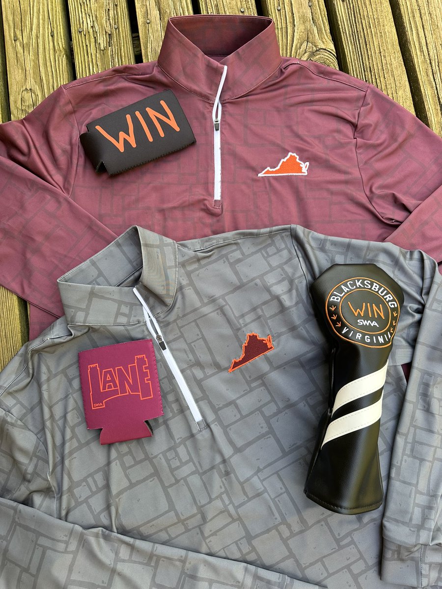 NEW STOCK, NEW VIBES 🔥

Stone Pullovers are BACKKKKKK 🪨📈
WIN/Blacksburg,VA 3-Wood Headcovers 🆕⛳️
Koozies 🆕🍺
LIZ VEGAS Apparel 🆕🎰

SHOP HERE >> theswvashop.com