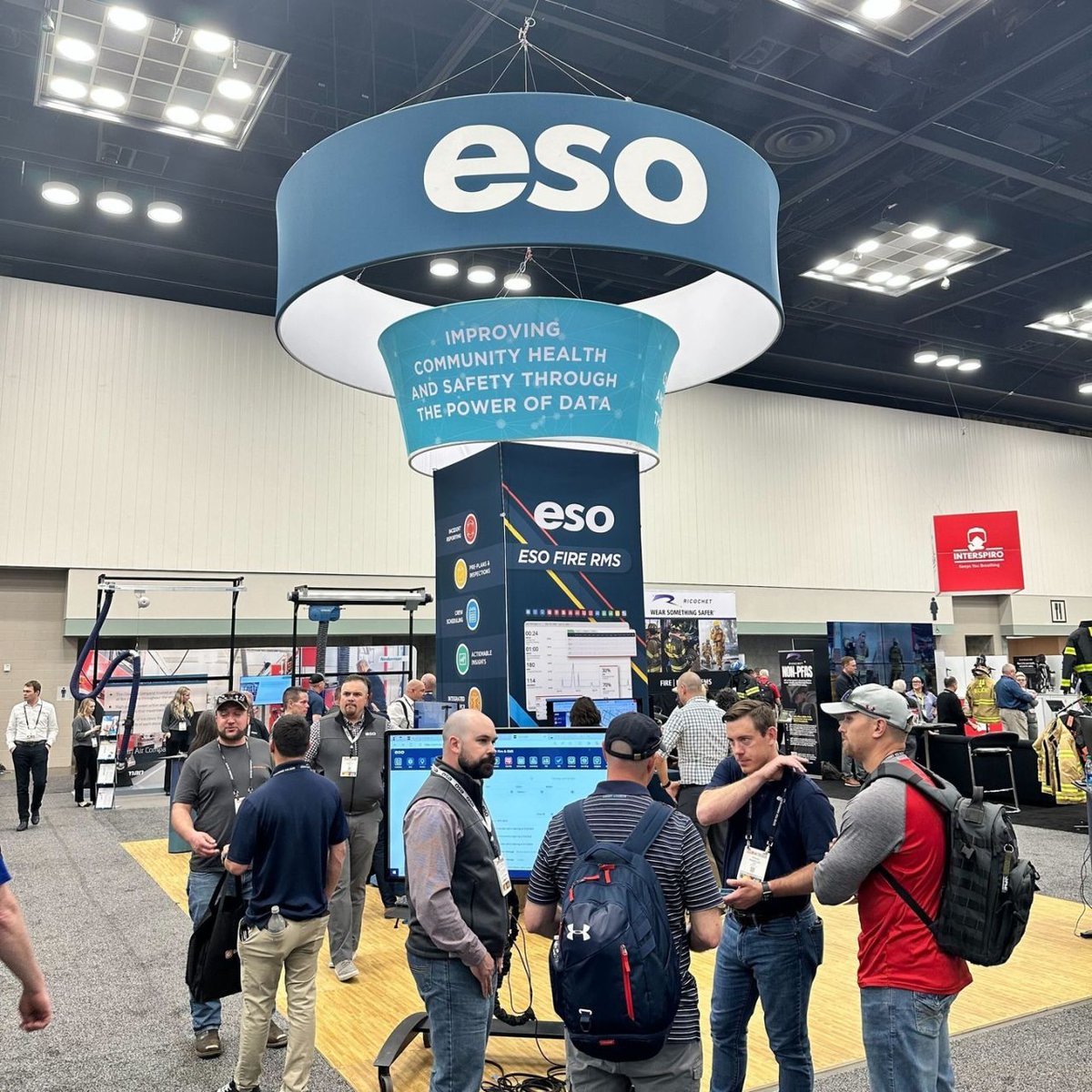🔥Straight from @FDICevent! 🚒

Stop by booth 2205 at #FDIC2024 to connect with the ESO team and discover how your department can maximize the potential of your data with ESO. We are here to help and can't wait to chat!
#powerofdata #fireservice #communitysafety #ESO