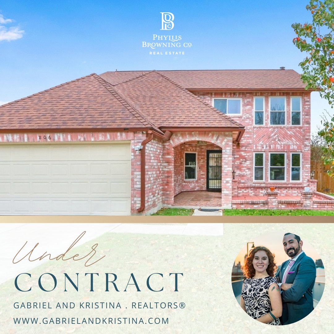 🏡✨ Another one under contract!

If you or anyone you know is ready to start a new chapter of your real estate adventure? Reach out to us today, and watch us make some real estate magic happen! 🌟

210-504-5301

#Military #SanAntonioRealEstate  #PCS #MilitaryCityUSA