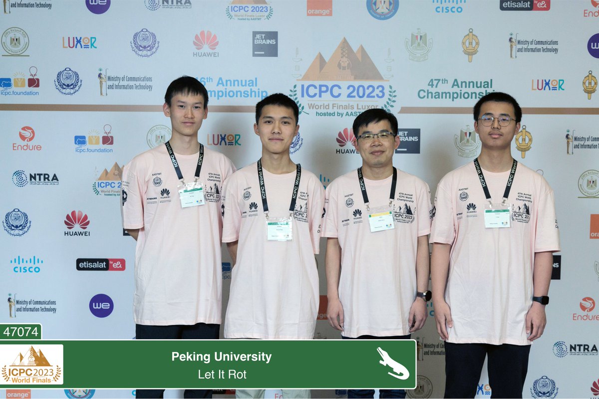 47 Contest - Asia East Champion #icpcwfluxor Peking University (47074)