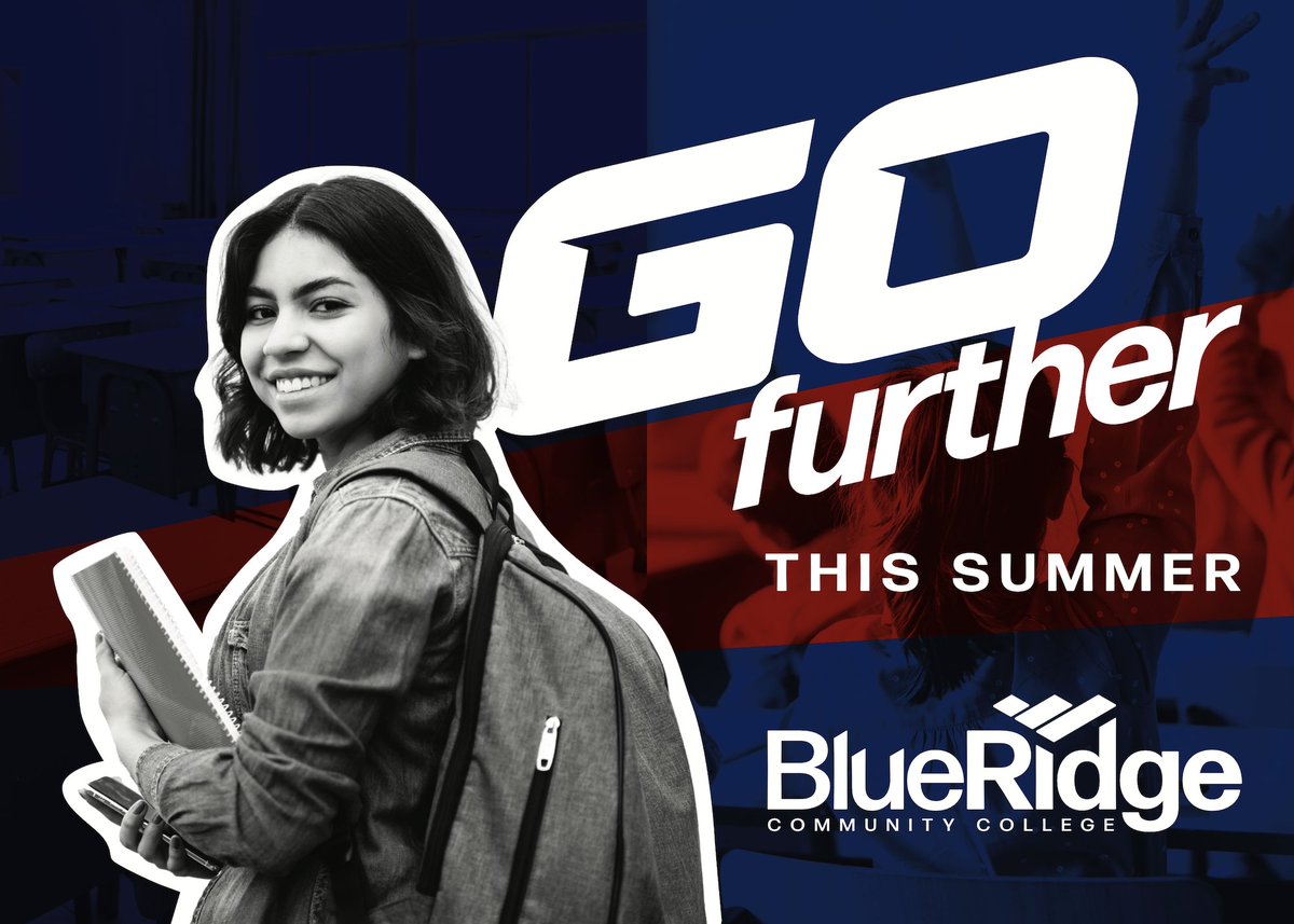 Ready for that next big step? Blue Ridge can help you go further in your career, education, and life goals! 😎 Apply for summer courses by May 9. Classes start May 20.

blueridge.edu/summer-courses
blueridge.edu/admissions

#EducationElevated #WNC #828isgreat #HigherEd #GoFurther