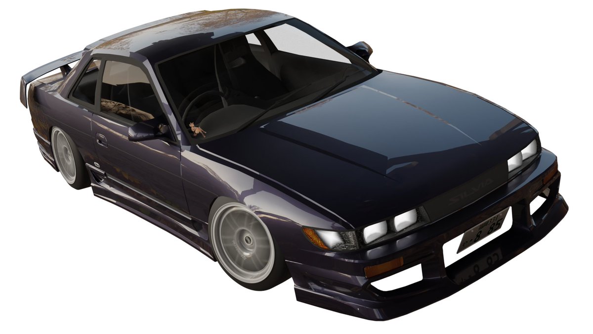 b_rnout's tweet photo. Stop scrolling, and take this @NissanUSA S13 C-West with you!

Been working away on redoing commissions (cuz my PC was stolen in late February) and I haven't had much time for myself. Experimenting with motion blur.

#Nissan #s13  #Drift #Blender #Blender3D #artist #3dmodeling https://t.co/FAHTIc3R77