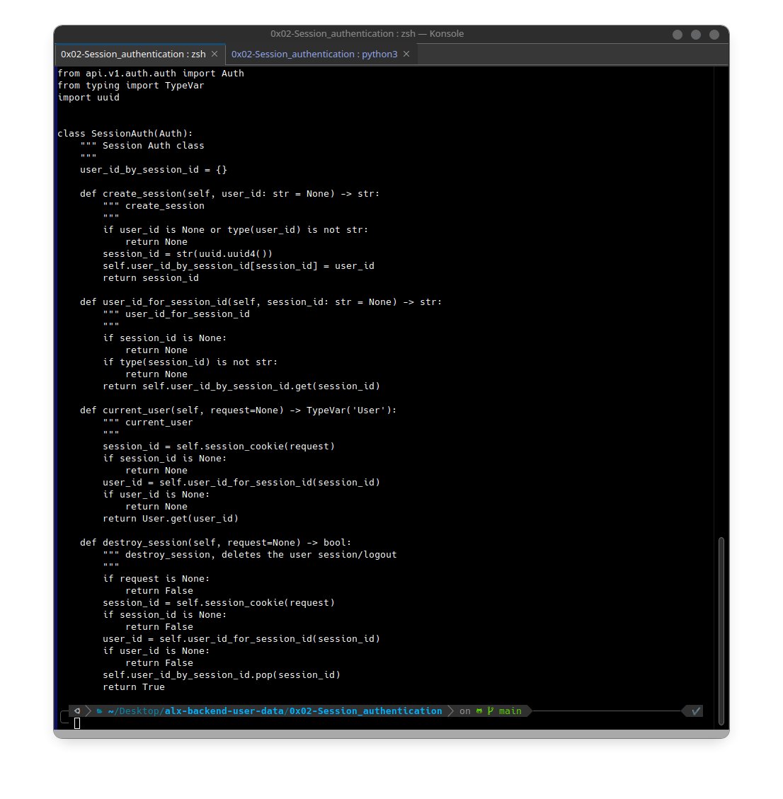 0xGideonBature's tweet photo. #Day34 of #100DaysOfALXSE
- Today I completed my tasks on Session Authentication, the implementation was done using Flask (Python).
- Learn the relationship between basic authentication and session authentication.
#ALX_SE
#DoHardThings
#SessionAuthentication https://t.co/2dx620WJfl
