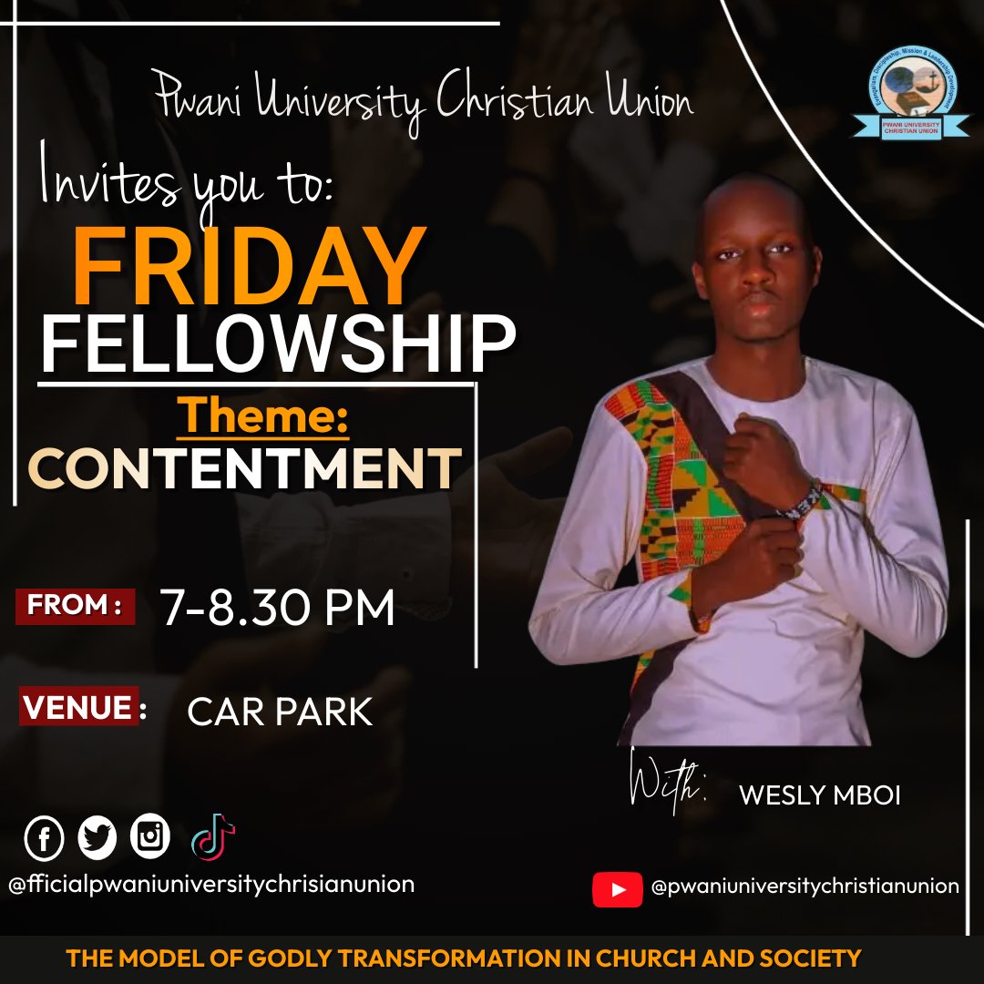 PucUnion's tweet image. You can't afford to miss this
Contentment
By Wesilo Mboi