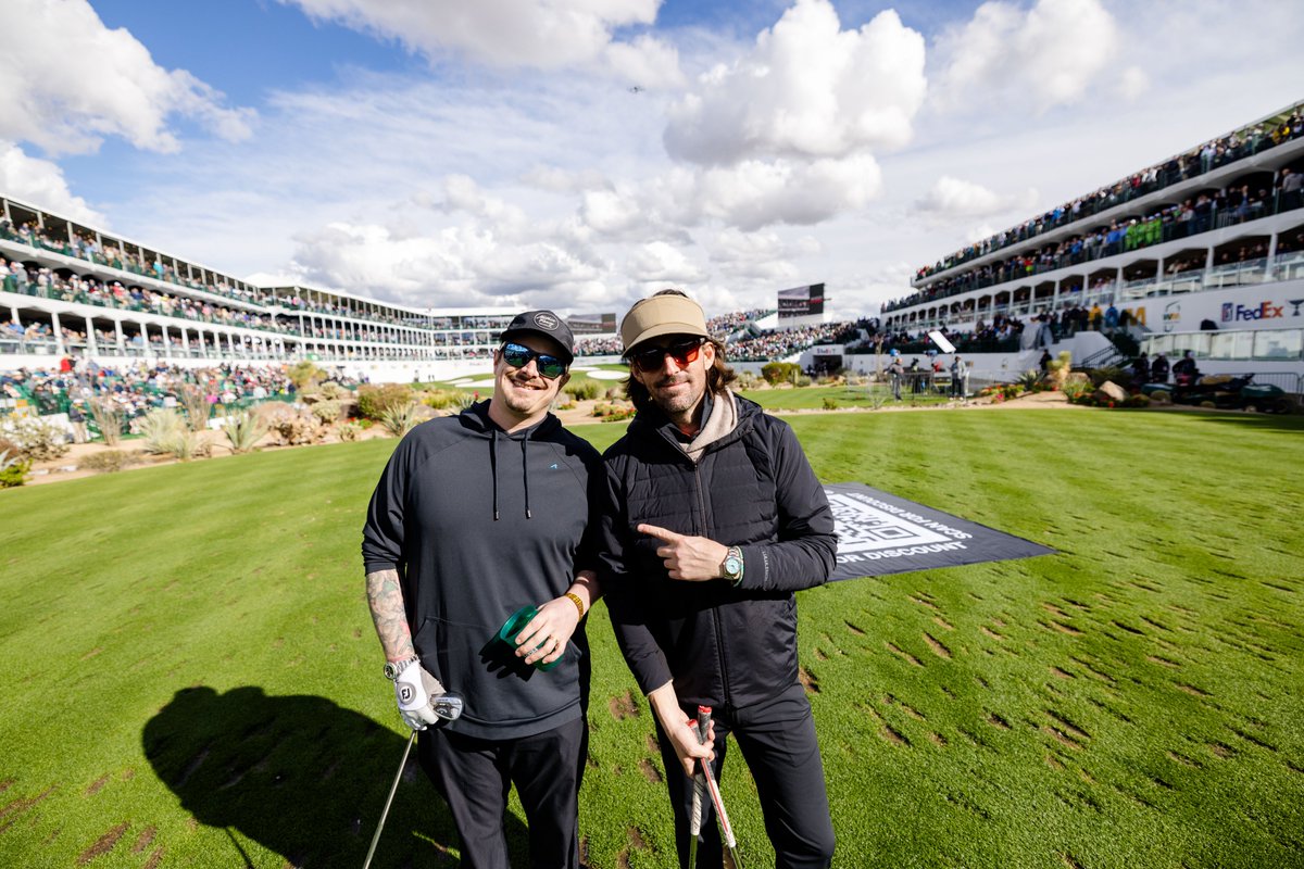 #thebirdsnestphx 🤝 #thepeoplesopen Kygo, Hardy, and Bailey Zimmerman rocked the Birds Nest tent and the fairways at the Annexus Pro-Am and WHOOP Shot at Glory.