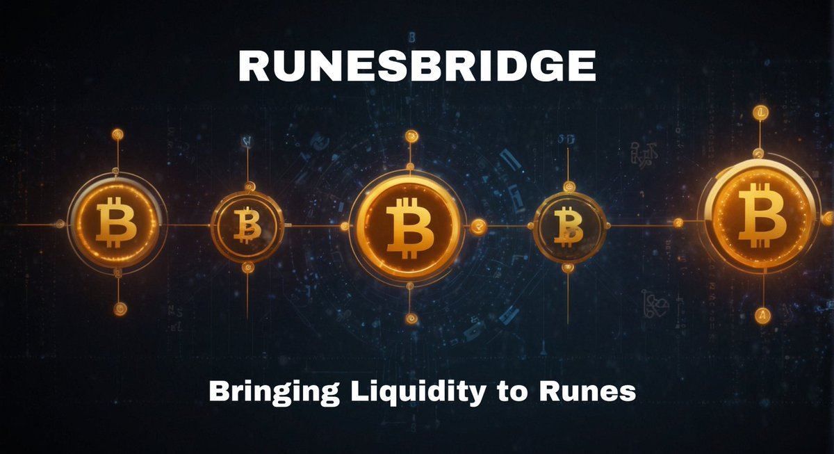 Something exciting is coming to Bitcoin.

The Runes Protocol

And with @RunesBridge, this might be the biggest or one of the biggest innovations you've ever seen in crypto.

But how does 𝐑𝐮𝐧𝐞𝐬𝐁𝐫𝐢𝐝𝐠𝐞 intend to achieve this?

Let's Find out ↓

#RunesBridgeThreadComp