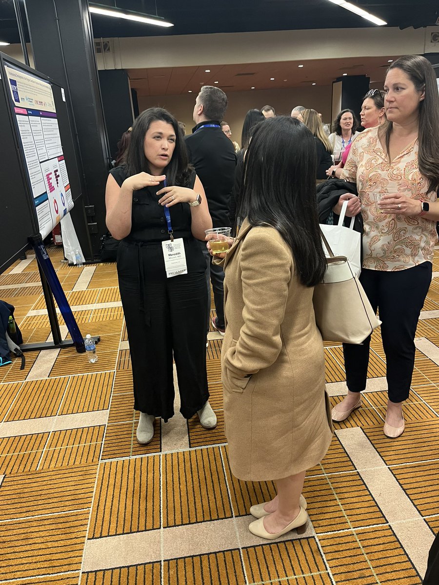Dr. Meredith Mitchell (@MHMitchellMD) presenting her scholarship at the #appdspring2024 poster session! @childrensatvcu @APPDconnect