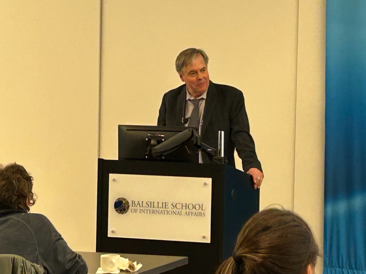 BalsillieSIA's tweet photo. The BSIA-AU Technology Governance Policy Challenge wrapped up with a keynote address by Dr. Wesley Wark examining mis/disinformation, foreign interference and the Foreign Interference Commission's work. 
#TGPC #TechGovernance https://t.co/7uRVaOeCK3