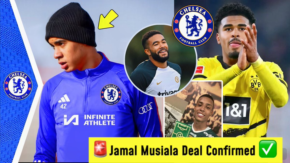 CFCBeacon1's tweet photo. 🔥Jamal Musiala Transfer Deal to Chelsea Confirmed ✅ All Chelsea Summer T... https://t.co/4bDqklXTF2 via @YouTube abena korkor reece james https://t.co/6nQbsTWAwW