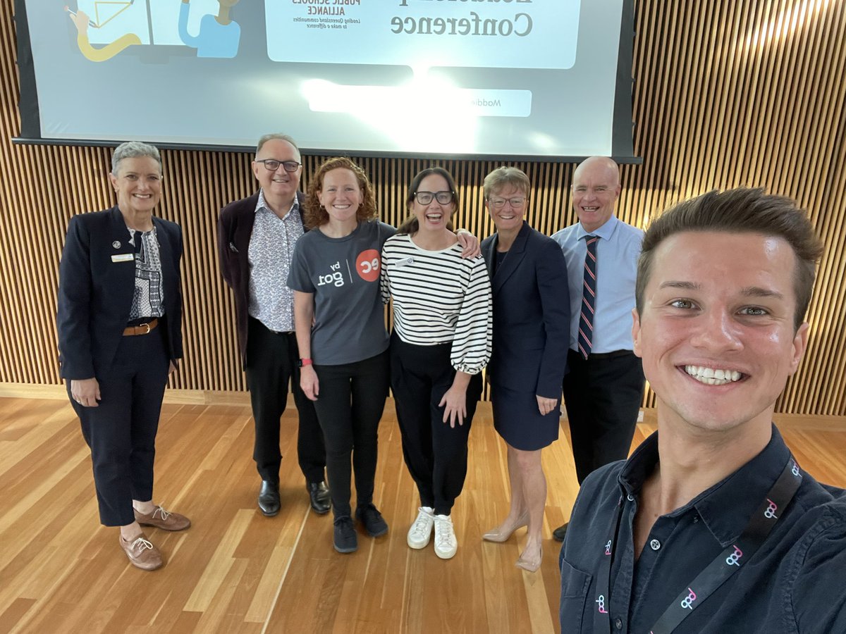 scott_millar_'s tweet photo. All set to kick off the Public Schools Alliance Student Leadership Day for 2024 with 100 primary school leaders from across Brisbane ✨🚀 https://t.co/w6bYqhOxZM