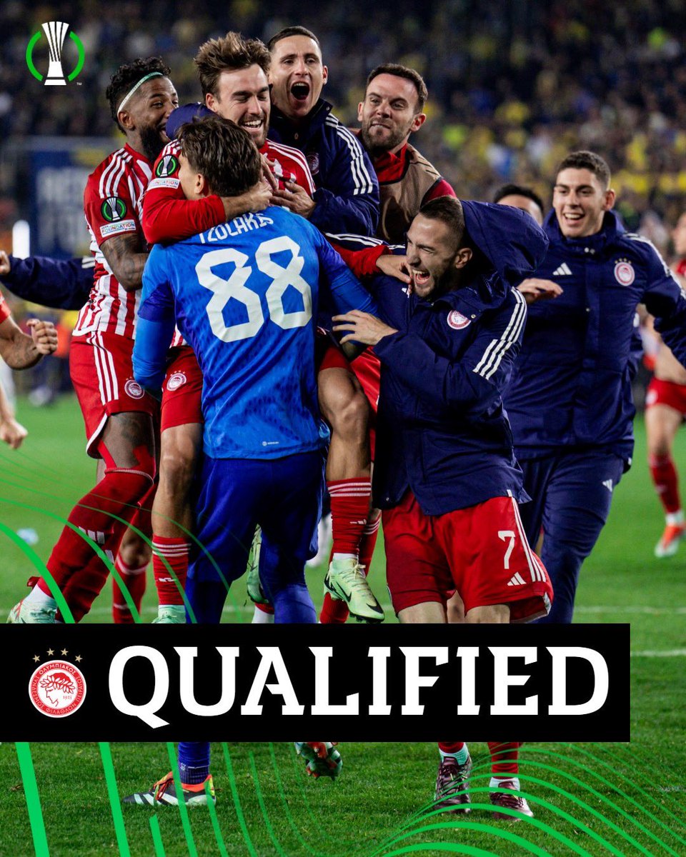 See you in the semi-finals <a href="/olympiacosfc/">Olympiacos FC</a> 👏

#UECL