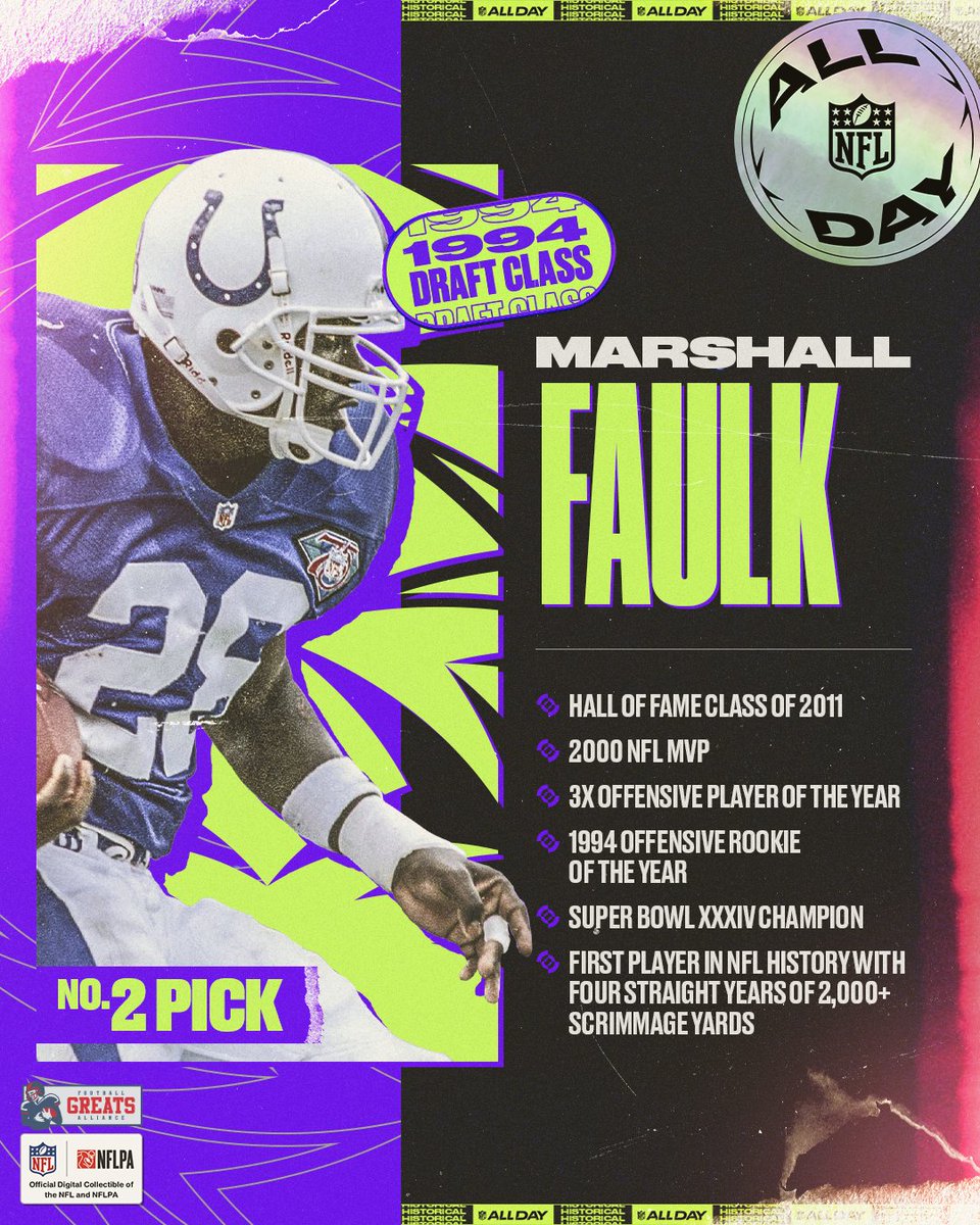 A highlight waiting to happen... A HOFer and one of the greatest RBs of all-time - Faulk gave us some of the craziest plays we have ever seen 🤯 Our upcoming pack release features Faulk's best moves, including a including a Legendary-tier rookie Moment as a Challenge reward!