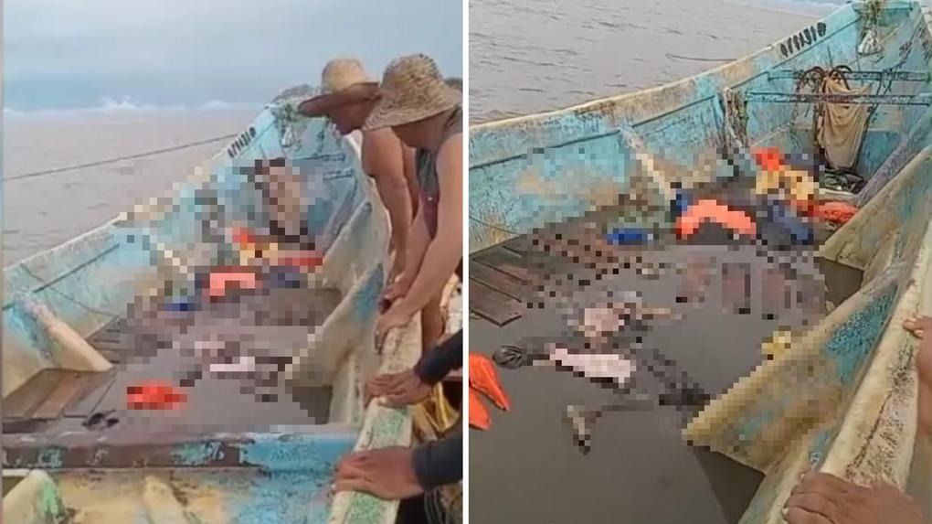 Perícia encontra 27 celulares em barco com corpos à deriva no Pará otempo.com.br/brasil/pericia…