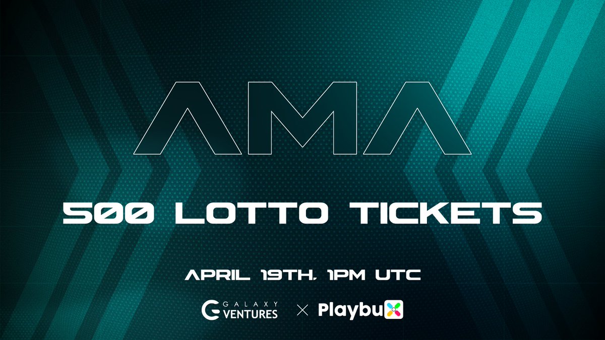 gxvofficial's tweet photo. Join our AMA with @playbuxco

The largest entertainment platform on BNBchain invested by Binance Labs and  Visa and many other leading web3 funds #Playbux

Rewards: Guarantee 500 Lotto Tickets!
Repost + Follow + Comment ✅

🗓 April 19th, 1:00 PM UTC

Mark your calendars! 🫡 https://t.co/heQDZdmM1f