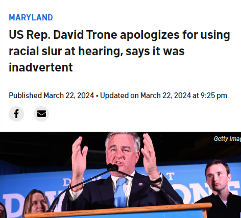 @davidjtrone 'We must continue to combat racism in all its forms.'

100%!

A good start is @mddems voters nominating for #MDSen someone who did NOT use a racial slur in a Congressional hearing. 🤷‍♂️

Support @AlsobrooksForMD at:
angelaalsobrooks.com

#Maryland #Baltimore #BaltimoreStrong