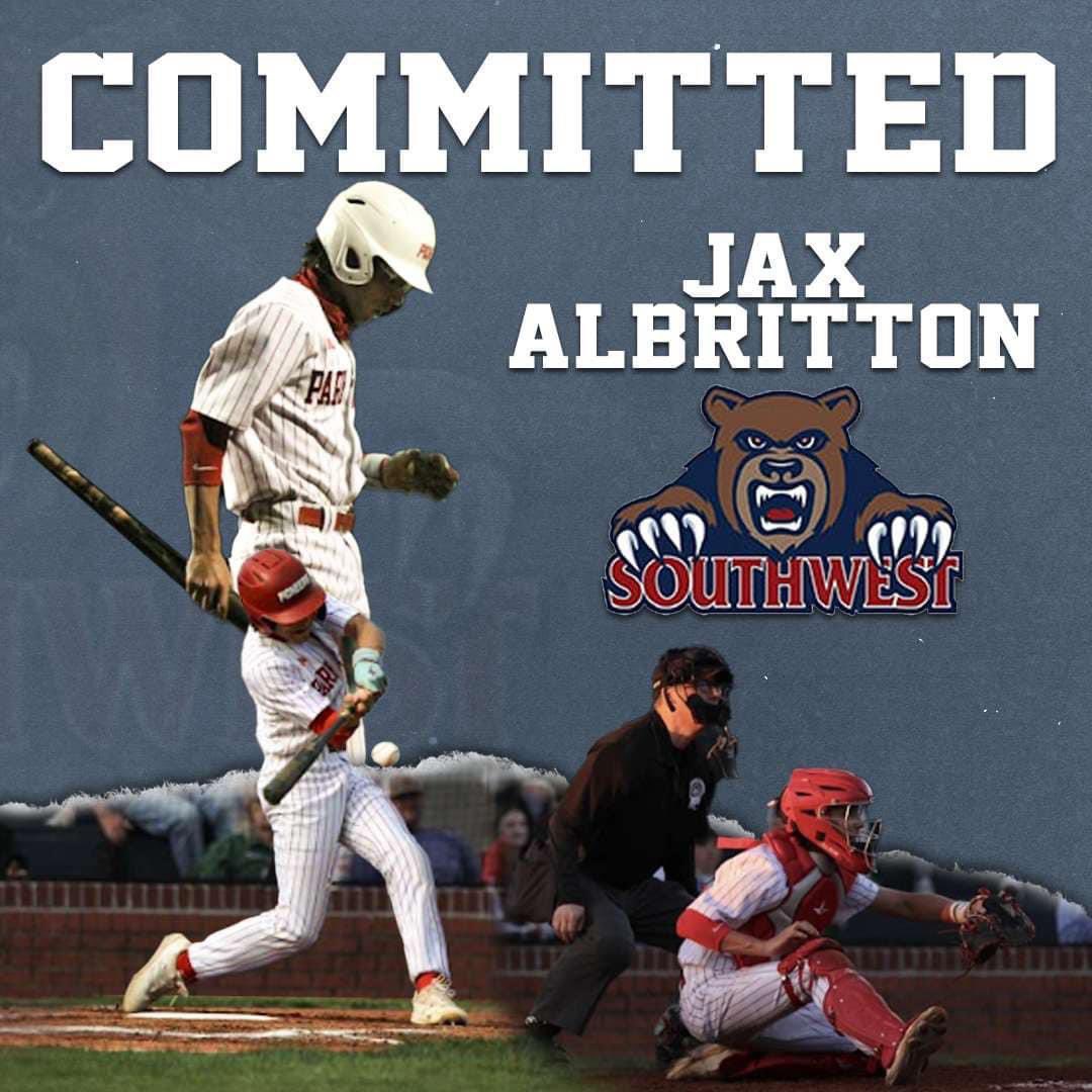 Congratulations to 2024 C @AlbrittonJax and his family. Great day for the backstop!!! @SMCC_BB 
@WFGulfCoast @LanceGalloway8
