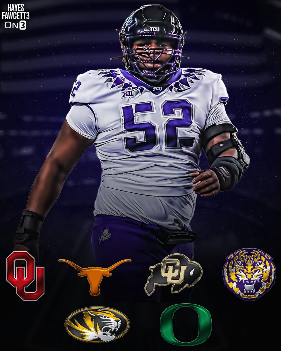 NEWS: Former TCU DL Damonic Williams will visit these 6️⃣ Schools, he tells @on3sports : Oklahoma: April 20-21 Texas: April 23-24 Colorado: April 26-27 LSU: April 30-May 1 Missouri & Oregon: TBA Totaled 60 Tackles, 9.5 TFL, & 4.5 Sacks in his time at TCU on3.com/db/damonic-wil…