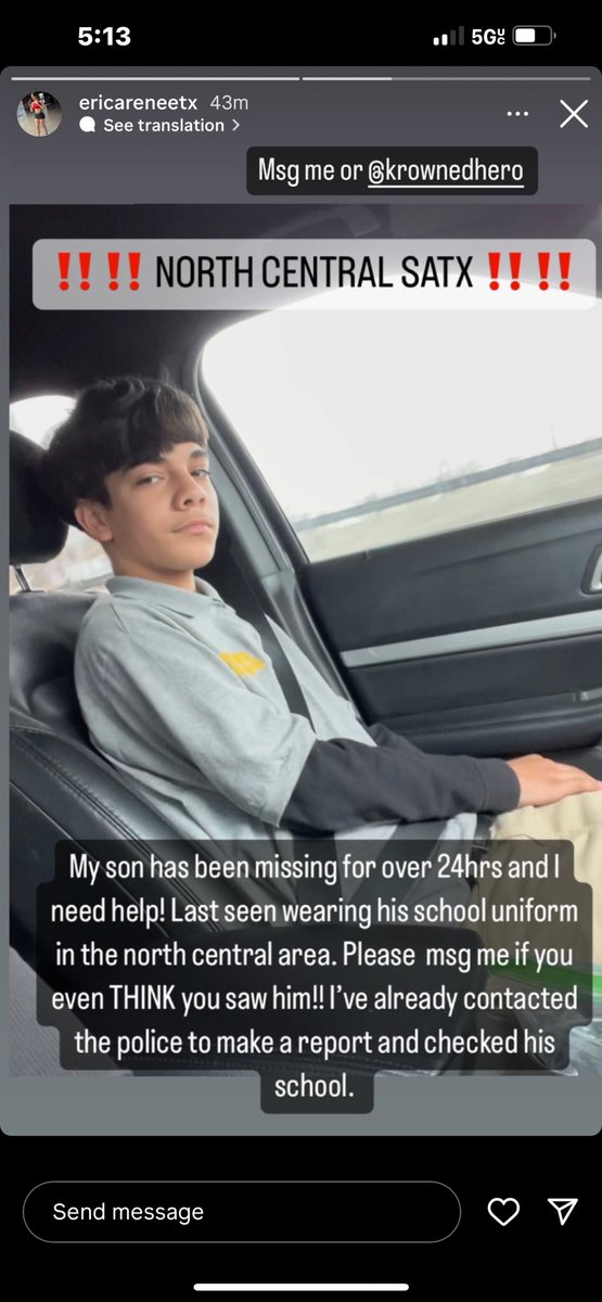 mvdsintx's tweet photo. Please keep an eye out for my best friends son in The north central!! Please share!! 🚨🚨🚨 https://t.co/lptkLW86QD