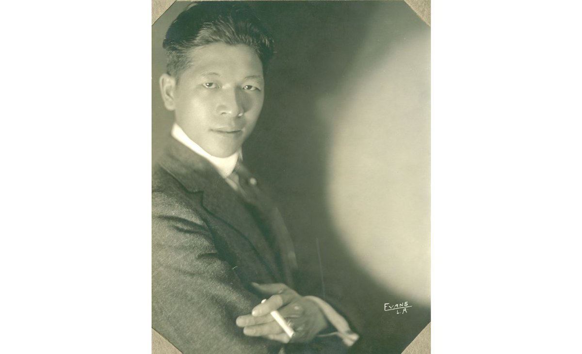 Moon Kwan, born in Guangzhou, China in 1896, came to San Francisco, then to LA in 1915. He pursued a career in filmmaking, working as a writer, actor & advisor on D.W. Griffith's film Broken Blossom in 1919. He started a film company upon his return to China. #AAPIHeritageMonth