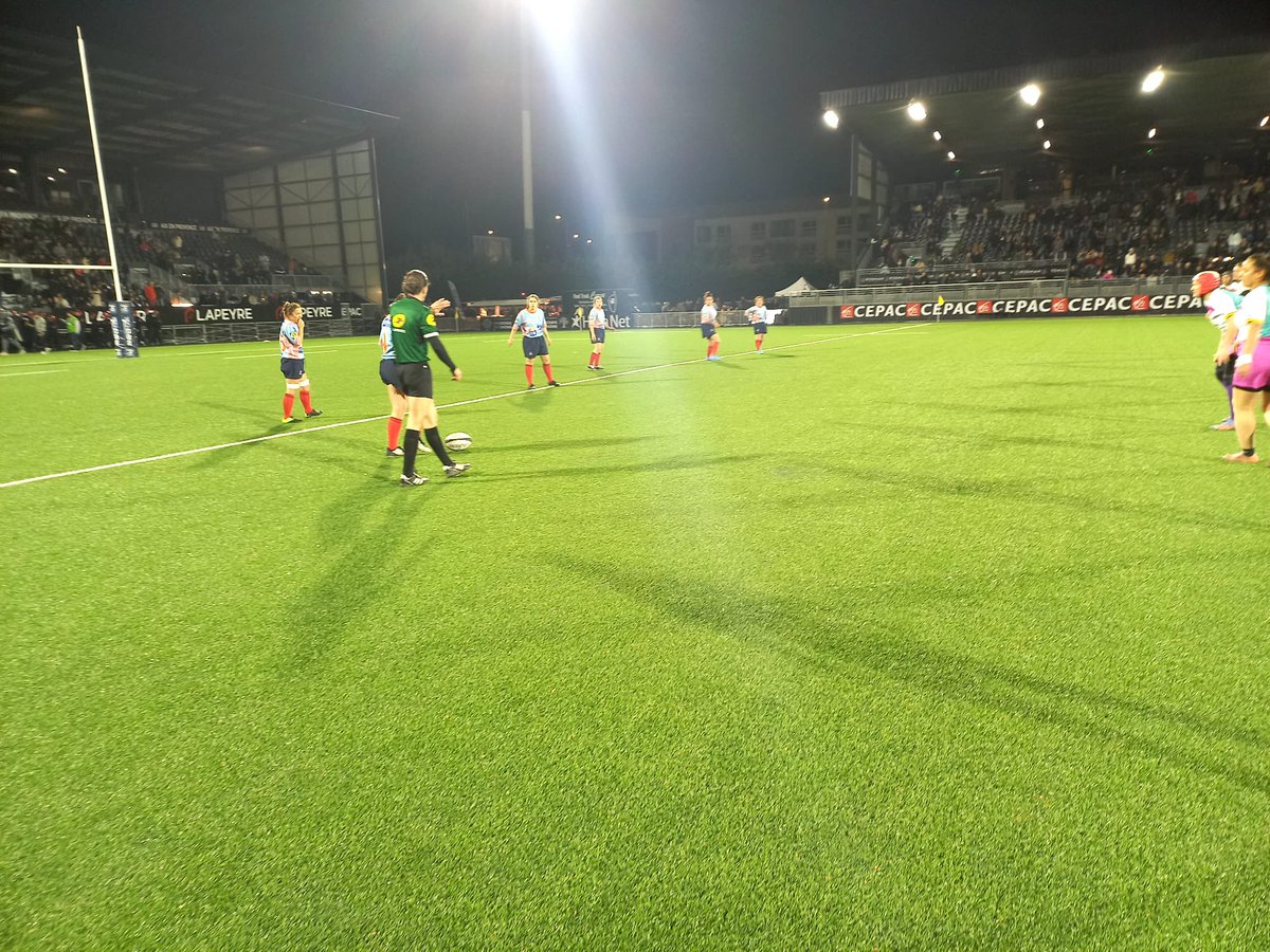 Pompiers_13's tweet photo. [#VieduCorps] 

Match caritatif de #rugby en lever de rideau de ProD2
Victoire de @UnionPompiers13 👏👏 vs #sdis84 
à @aixmaville 

✅Belle démonstration de l’équipe féminine à la mi-temps !
✅ Au profit de l’#ODP🙏  @ProvenceRugby  @Presidentudsp13 #solidarite https://t.co/Ad4qHMEylr