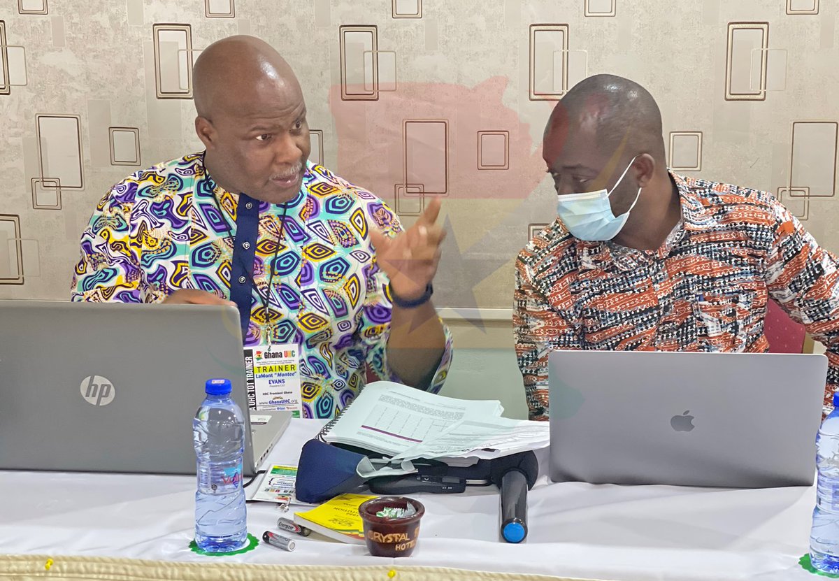 UHCGhana's tweet photo. Photos from the third session of the Universal Health Coverage (UHC) Ghana Training of Trainers held in Accra in September 2021, with key focus on Ghana's budget, including the budget process, understanding fiscal space, Ghana's budget cycle, budget analysis, and budget advocacy. https://t.co/2hMZkVRAxa