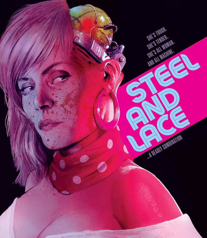 This week we’re getting surprisingly deep while discussing Steel and Lace, a delightful piece of late-80s action trash. Thanks to @VinegarSyndrome for putting this one on our radar.