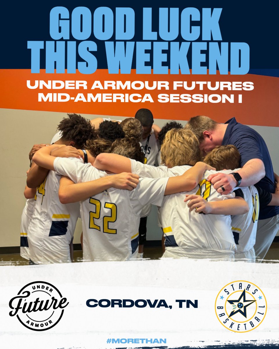 ICYMI: Super excited for seven of our teams who are competing in the UA Future Mid-America Session I event in Cordova, TN (@circuitfuture). Let's go, STARS! Safe travels and compete hard / have fun! #morethan