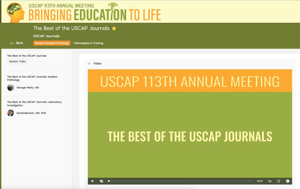 Now On Demand If you didn't catch it in person, you can watch this video of 'The Best of the USCAP Journals' from the USCAP 2024 Annual Meeting uscap.econference.io/public/IaQZ6lW… @DrNetto @smlungpathguy @rovingatuscap