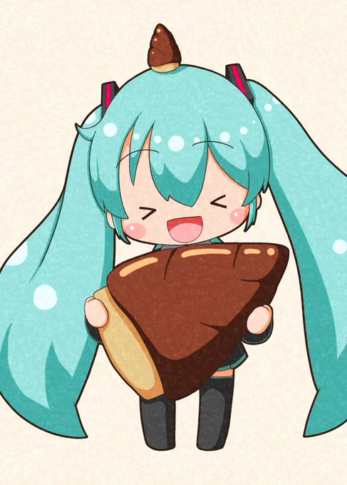 おはようございます。春はたけのこ狩りの季節ですね!ミクちゃんもたけのこ狩りに行ったみたいです(*'▽`*)今日もよろしくお願いします。#初音ミク #初音ミクイラスト 