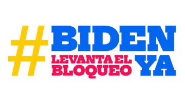 Hagámoslo viral con un 💬🔄❤ en esta jornada de #GirónVictorioso

📣 #BidenLevantaElBloqueoYa 📣

             #MiMóvilEsPatria