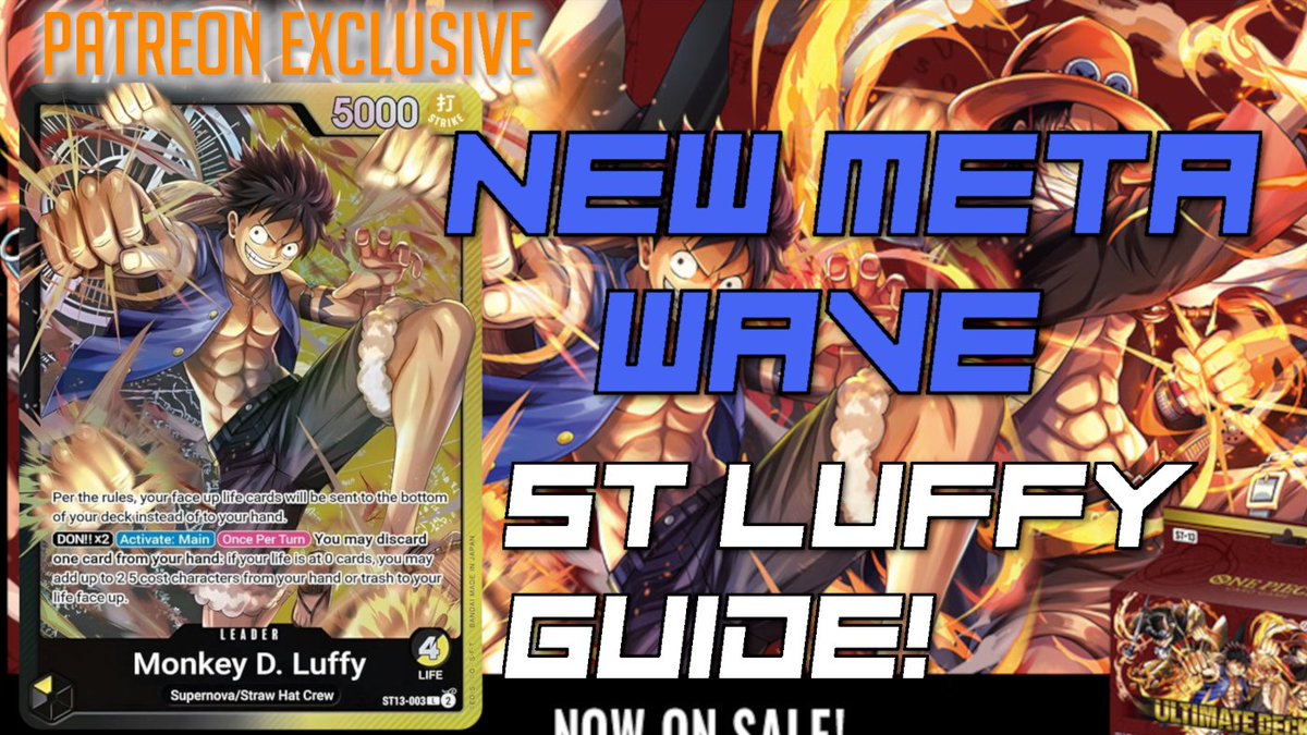 WillToWinGaming's tweet photo. @QuintOPTCG   Teaches @kekfila   how to Use B/Y Luffy!   
48 Minutes of Learning how this META deck functions! 
This deck has:
Core Mechanics
Mulligan
Matchup 
Breakdowns &amp; more! 
https://t.co/SaQqzEWHmH https://t.co/56AJGvcbsJ