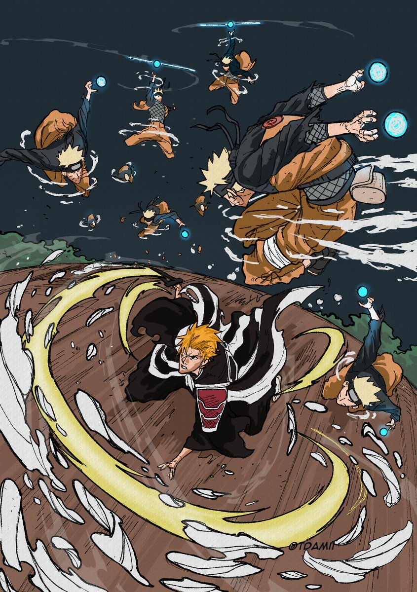 Naruto Vs Ichigo By Marioreg On Deviantart Ichigo, Bleach, Naruto,