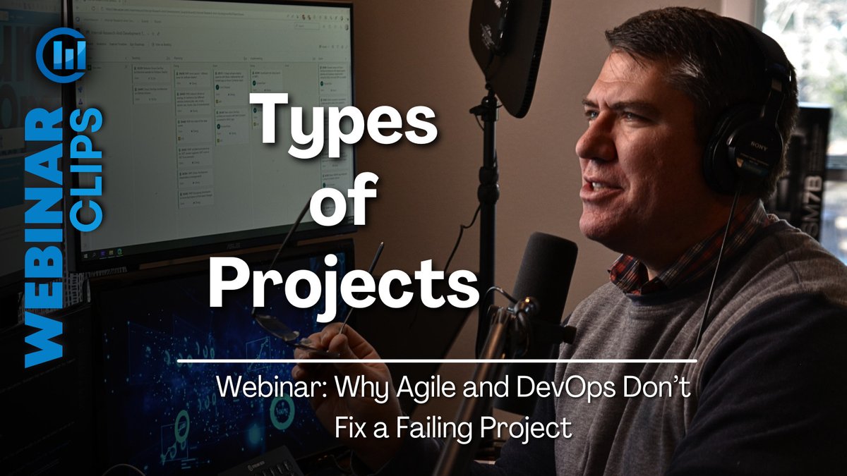There are so many different types of projects! Learn about Greenfield, legacy systems, legacy modernization, ongoing development, and so much more.     

youtu.be/Sjmx-rPi4Ok?ut…    

#DevOps #AgileLeadership
