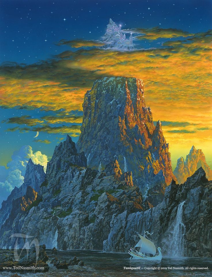 damanoldor's tweet photo. ...cuando las nieblas de Araman ocultaron las distantes montañas de Valinor de la vistade los Ñoldor, Fëanor levantó las manos como símbolo de rechazo y gritó:
 —Me voy.
Ni en la luz ni en la sombra volveré a poner los ojos en ti,Dahan-igwishtilgûn.

🎨*Arte de Ted Nasmith*🎨 https://t.co/yDzjfG8Z06