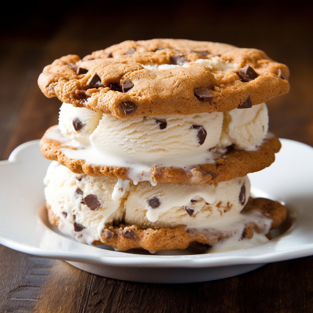Chocolate chip cookie ice cream sandwich
yes or no?
