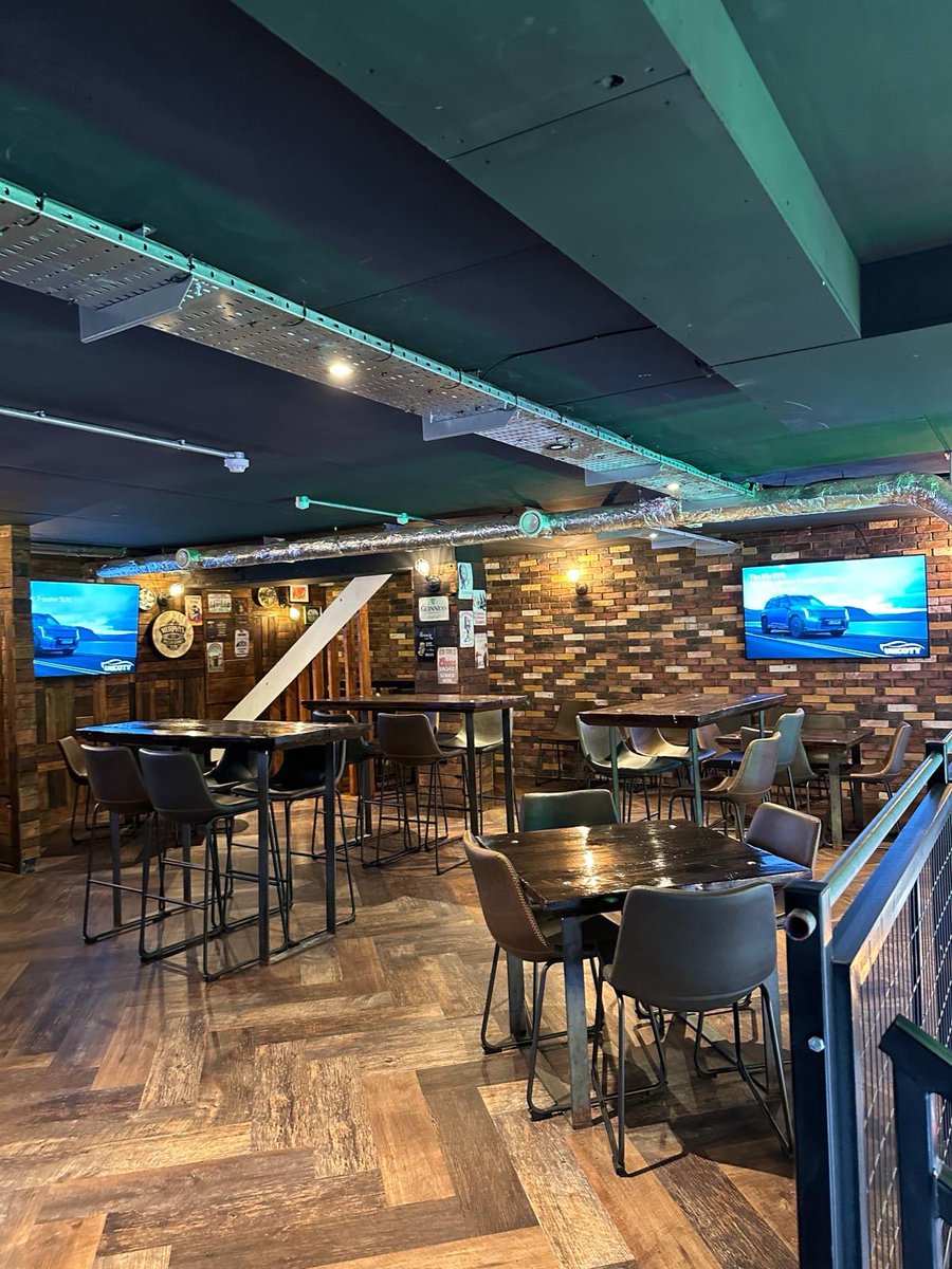 DREAMS REALLY DO COME TRUE! I finally have the coolest Irish Sports Bar to promote! Name: Dicey Reillys Where: Wolstenholme Sq THE FACTS: 2,500sq ft of Irish bar over two floors 10 Ultra HD TV's with fully integrated sound system 1 Giant screen 3 meter screen 120 Guests seated