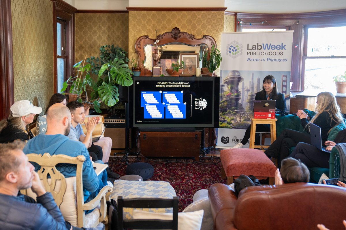 foresightinst's tweet image. Thank you to our wonderful speakers Claire Short, @allisondman, @emiyazono, @ryan_kidd44, and Vera Wu for their presentations at our Cryptography, Security, AI mini-workshop. Thanks again to our wonderful co-host @protocollabs, and all of you who attended! #LabWeekPG