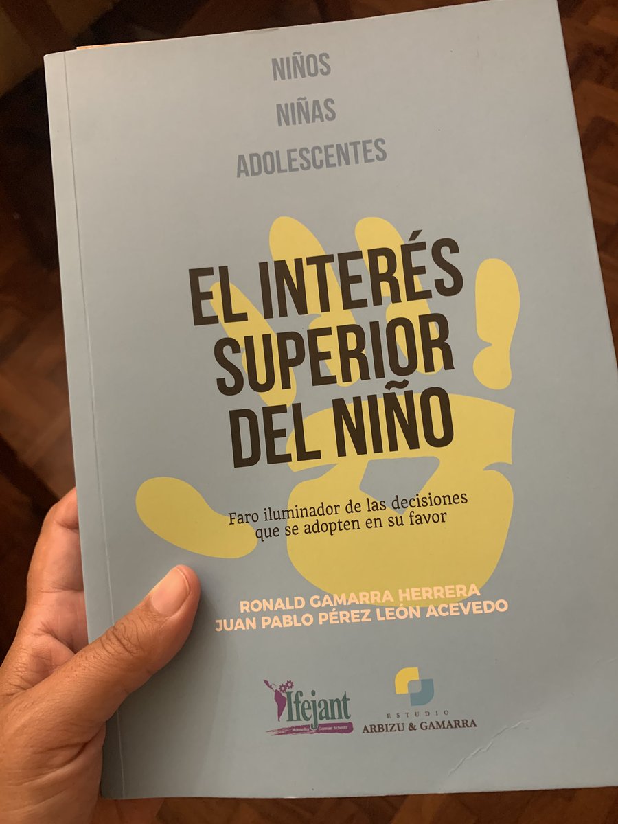 Ayer se presentó este libro. Lectura básica para cualquiera profesional peruano que trabaje con NNA #DerechosdelNiño #childRghts