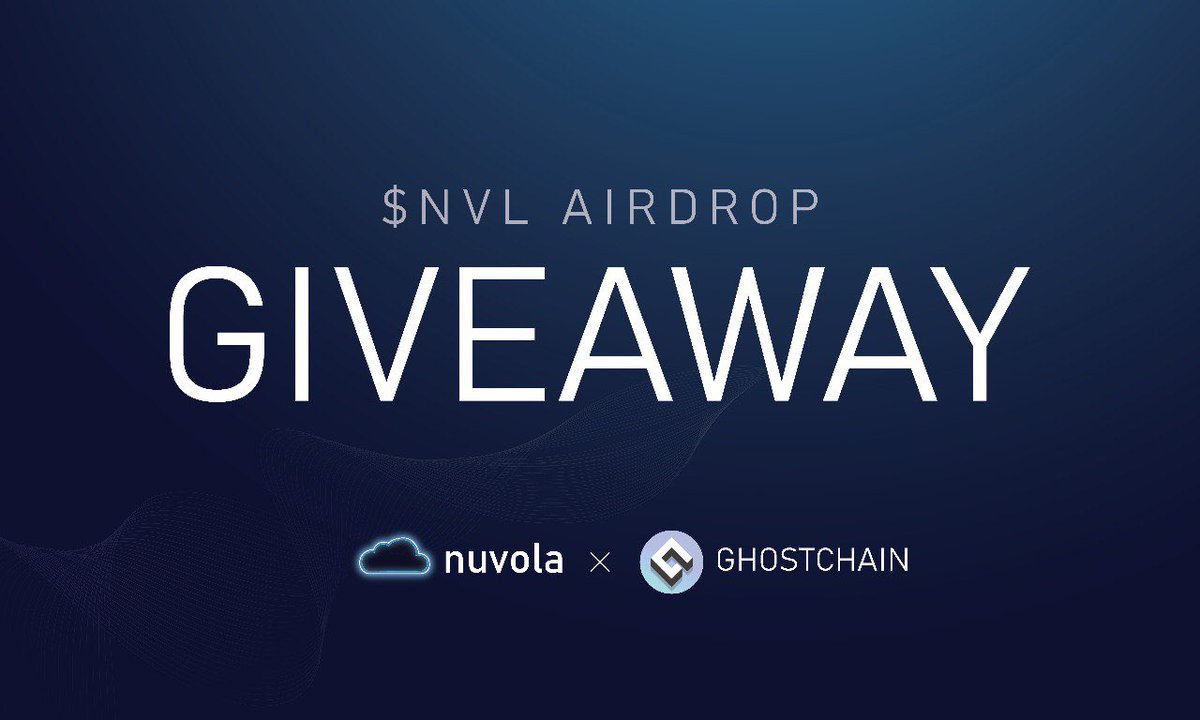 🪂Airdrop Alert🪂

We are honored to do an airdrop with @NuvolaDigital_ for our Ghosties. 

To qualify: 
1. Like + RT
2. Follow Nuvola &amp; Ghostchain 
3. Comment ☁️x👻