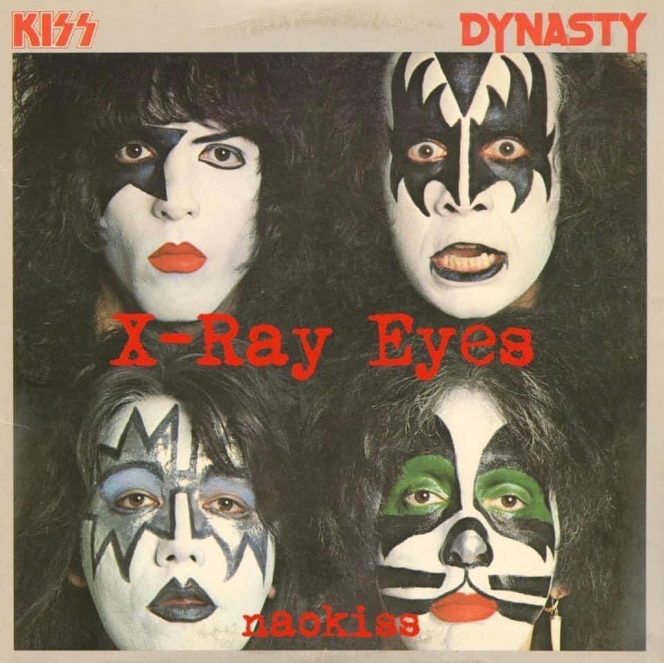 naokiss's tweet photo. KISS one song at a time. 

What rating would you give this song out of 🔟 ?
#KISS #KISSMusic #Dynasty #XRayEyes https://t.co/gN80fGYrHr