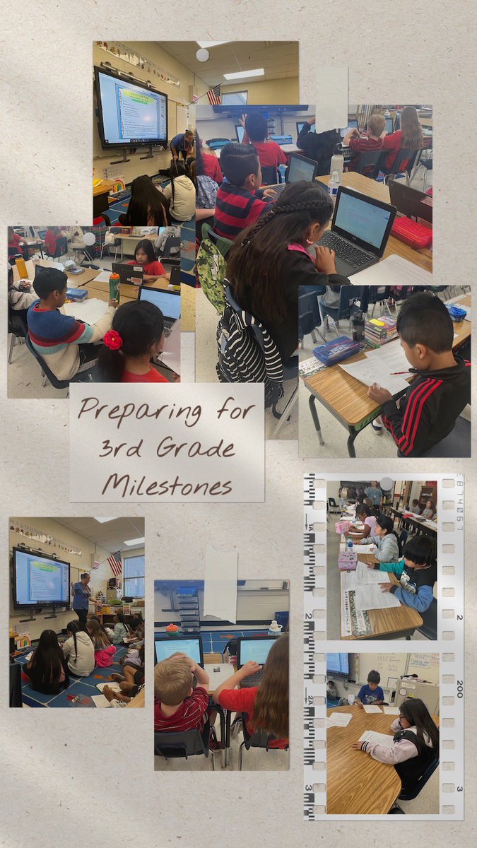 Our 3rd grade teachers are preparing their scholars for their first experience with Milestones. They have worked hard all year, and next week will be the time for them to show what they know! Send your positive vibes their way as they tackle GA Milestones next week! #YouGotThis…