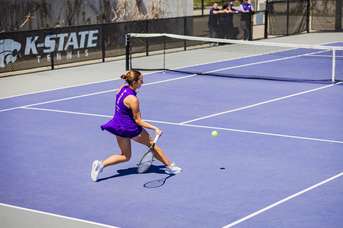 Three sets all around 2. Chogsomjav vs Chavatipon, 7-6 (7-5), 1-6, 1-1 3. Polakova vs Sasnouskaya, 6-1, 4-6, 3-5 5. Kulhava vs Ovrootsky, 4-6, 7-5, 1-2 6. Santos vs Lieberman, 6-2, 6-7 (3-7) #KStateTEN