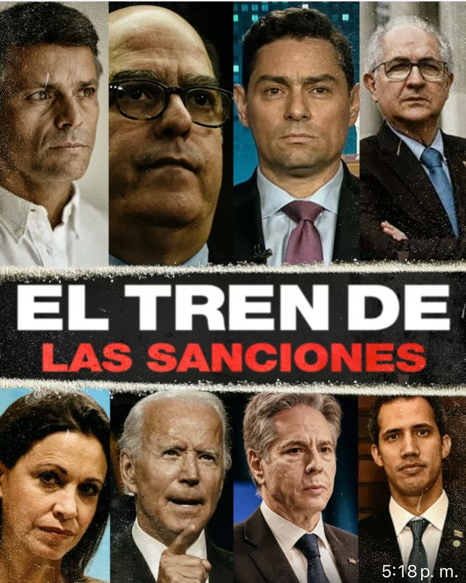 Para los que no los conocían aquí le enseño a este grupo de miserables, apatridas son los causantes de todas las penurias que ha tenido que pasar el pueblo venezolano para acabar con el gobierno bolivariano y el presidente @NicolasMaduro No Volverán Carajo #ElTrenDeLasSanciones