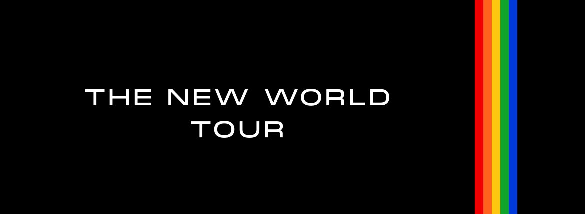 🎫 THE NEW WORLD TOUR

👤 CHILDISH GAMBINO

🗺️ NORTH AMERICA

📅 TBA