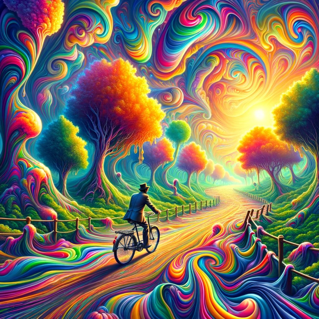 Happy bicycle day #bicycleday #hoffman #psychedelic