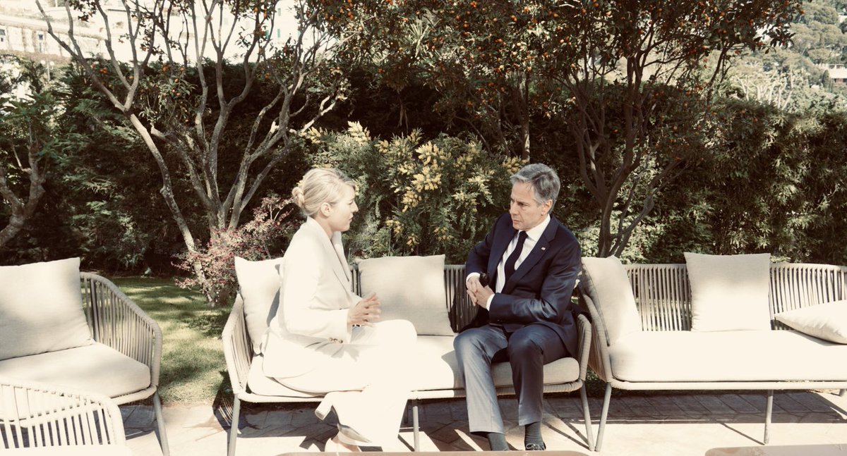 At the G7, @SecBlinken and I had the opportunity to discuss a range of global security issues and coordinate on responses.  That includes the war in Ukraine, the preoccupying regional security in the Middle East and tensions in the Indo-Pacific.